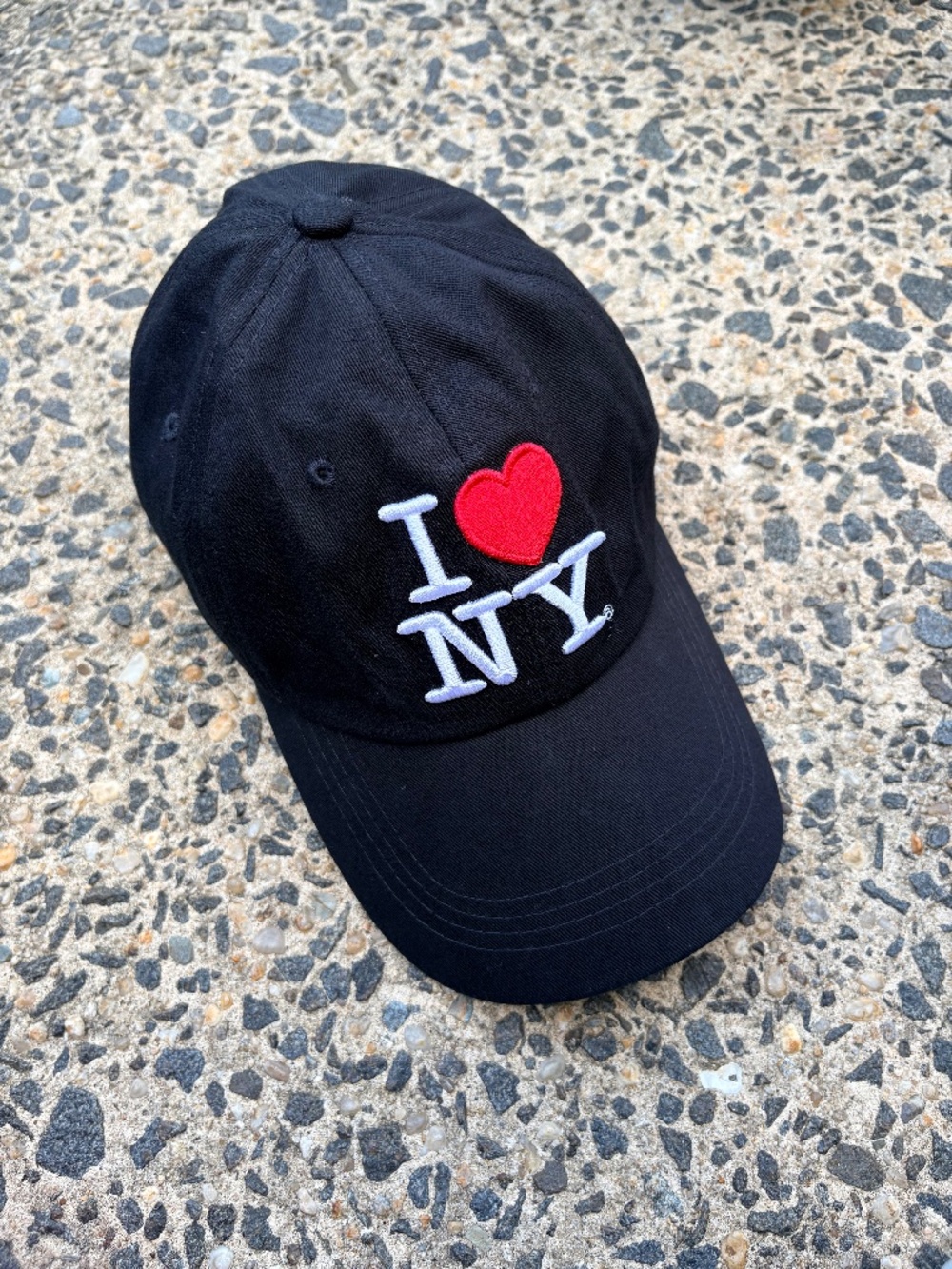 I Love NY Baseball Cap – Black/White/Red (Tourist Core